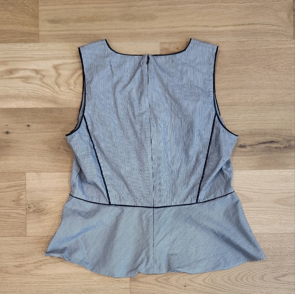 Striped Preppy Peplum - Picture 3 of 4